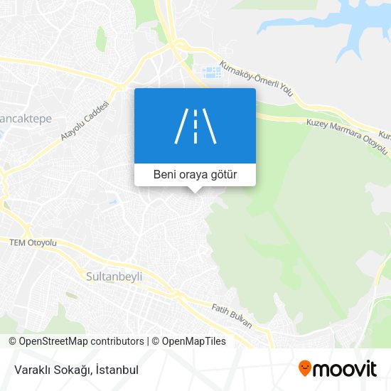Varaklı Sokağı harita