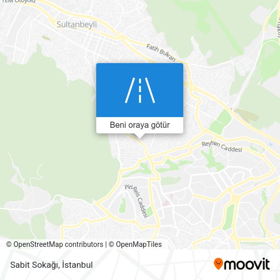Sabit Sokağı harita