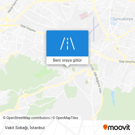 Vakit Sokağı harita