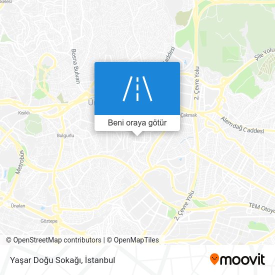 Yaşar Doğu Sokağı harita