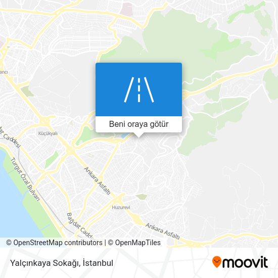 Yalçınkaya Sokağı harita