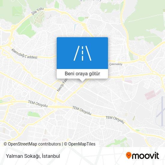Yalman Sokağı harita