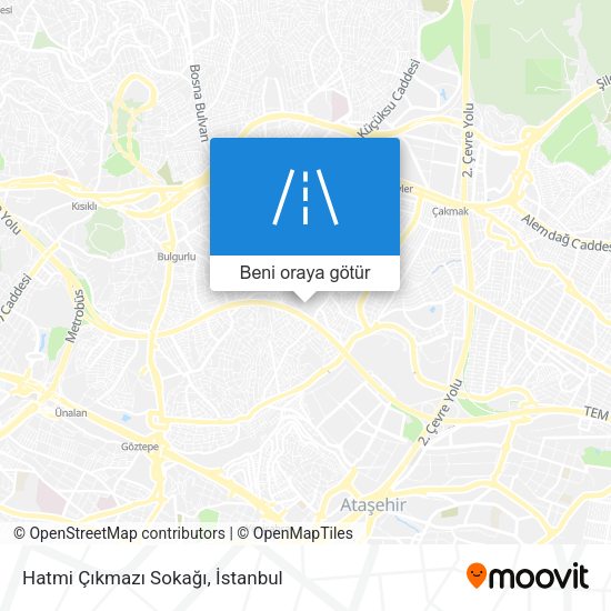 Hatmi Çıkmazı Sokağı harita