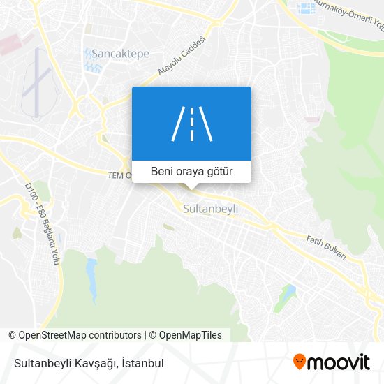 Sultanbeyli Kavşağı harita