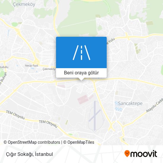 Çığır Sokağı harita