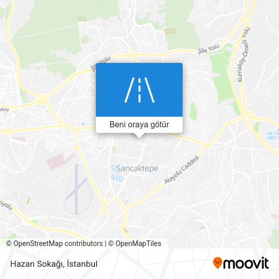 Hazan Sokağı harita