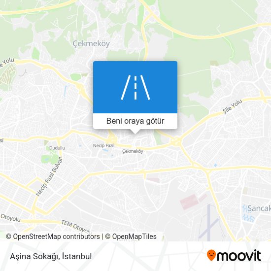Aşina Sokağı harita
