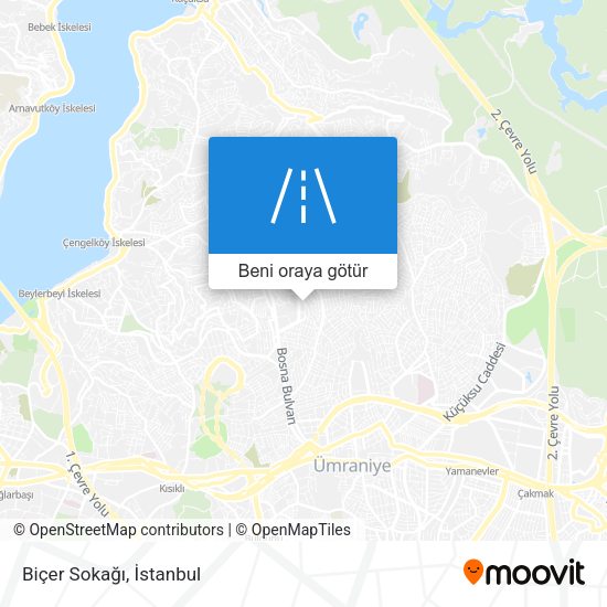 Biçer Sokağı harita