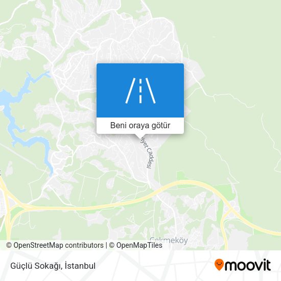 Güçlü Sokağı harita
