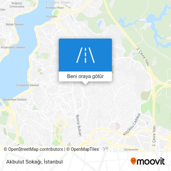 Akbulut Sokağı harita