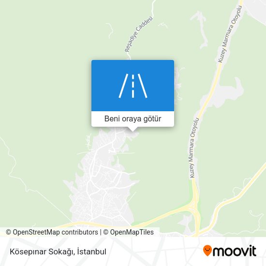 Kösepınar Sokağı harita