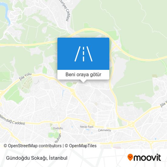 Gündoğdu Sokağı harita