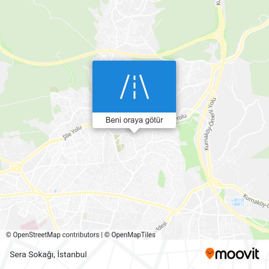 Sera Sokağı harita