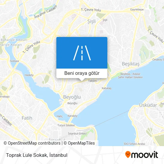 Toprak Lule Sokak harita