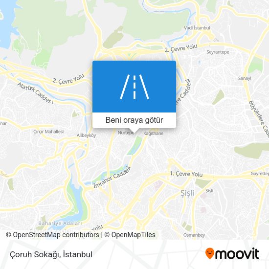 Çoruh Sokağı harita