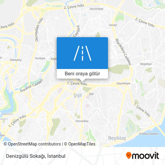 Denizgülü Sokağı harita