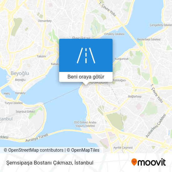 Şemsipaşa Bostanı Çıkmazı harita