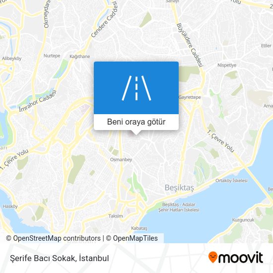 Şerife Bacı Sokak harita
