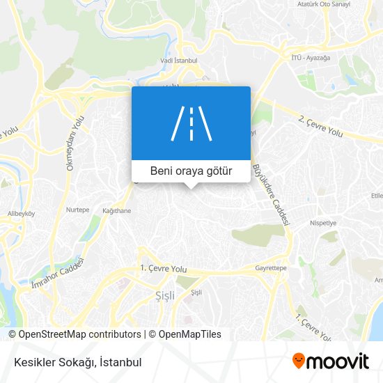 Kesikler Sokağı harita