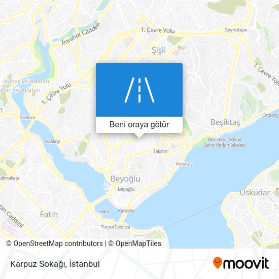 Karpuz Sokağı harita