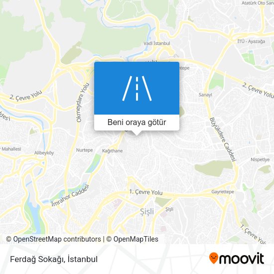 Ferdağ Sokağı harita
