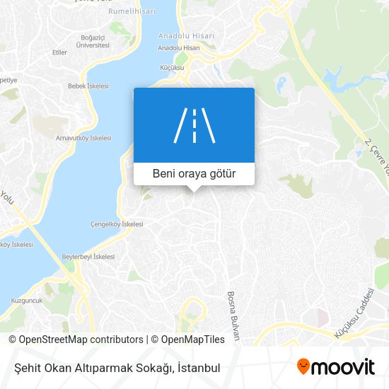 Şehit Okan Altıparmak Sokağı harita