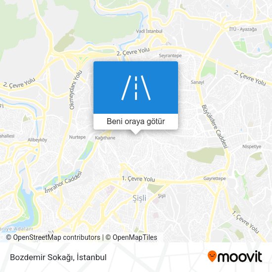 Bozdemir Sokağı harita