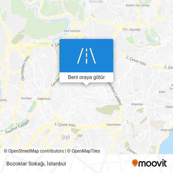 Bozoklar Sokağı harita
