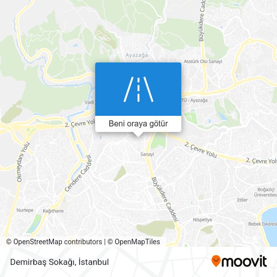 Demirbaş Sokağı harita