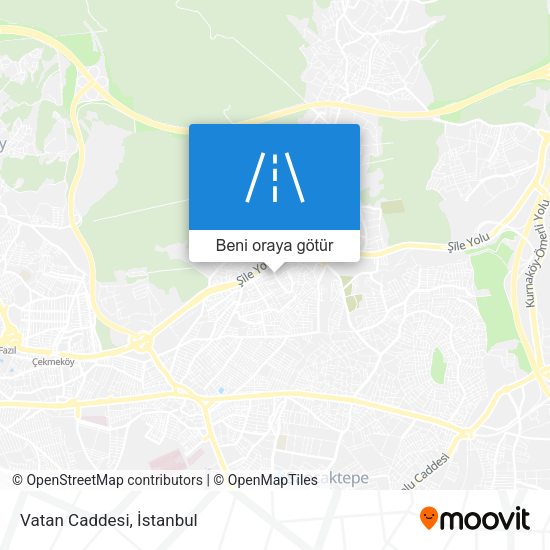 Vatan Caddesi harita