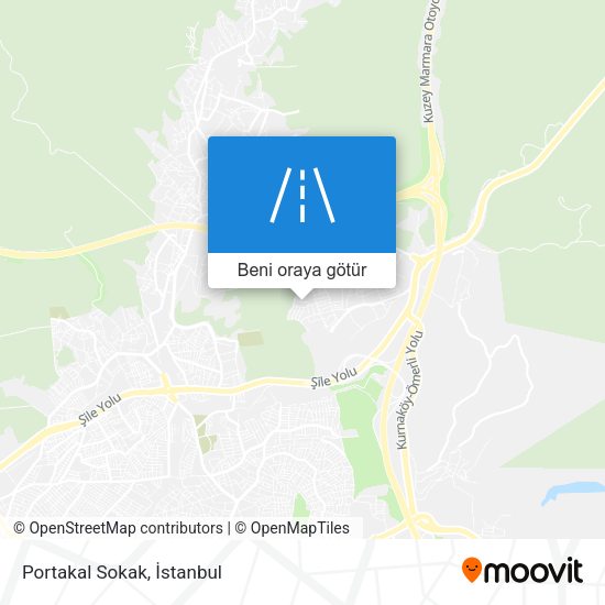 Portakal Sokak harita