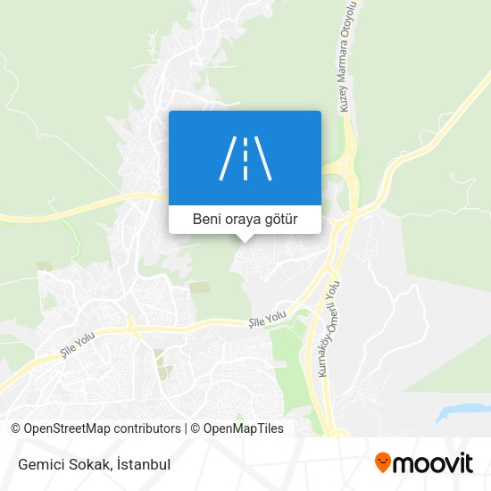 Gemici Sokak harita