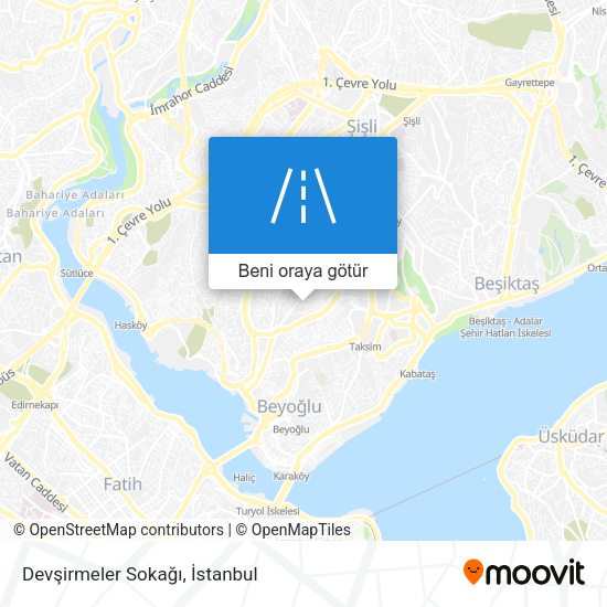 Devşirmeler Sokağı harita