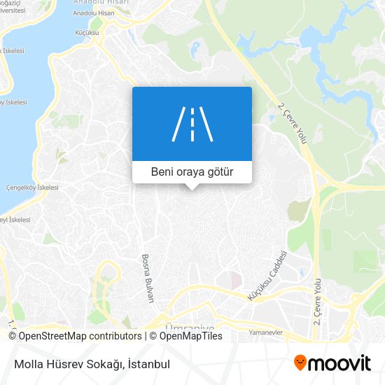 Molla Hüsrev Sokağı harita