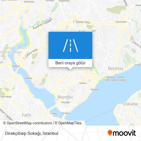 Direkçibaşı Sokağı harita