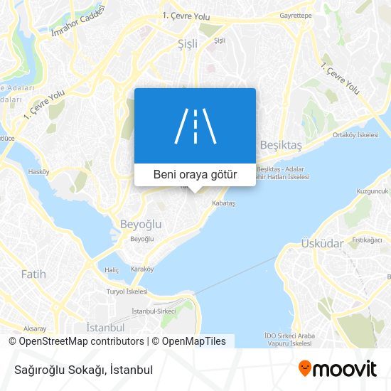 Sağıroğlu Sokağı harita