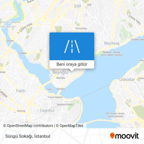 Süngü Sokağı harita
