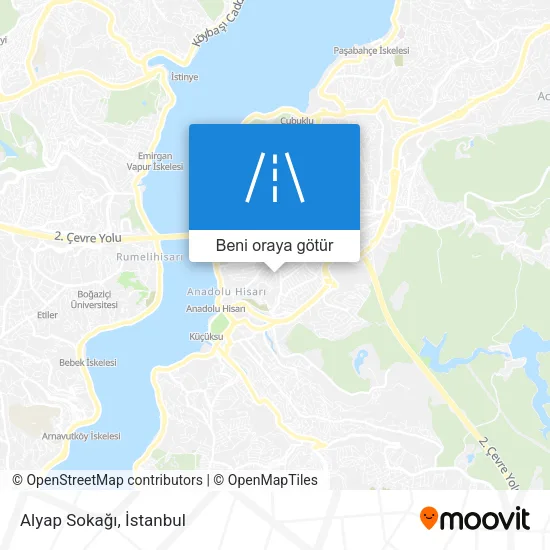 Alyap Sokağı harita