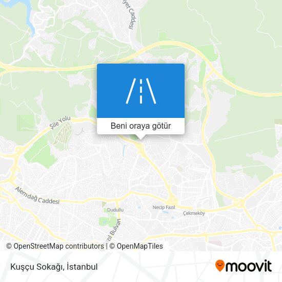 Kuşçu Sokağı harita