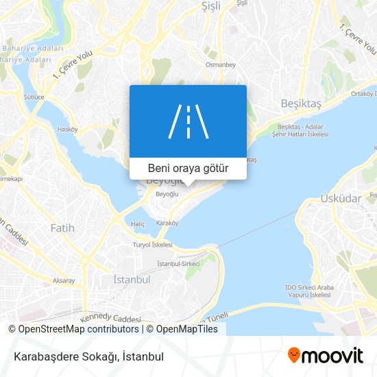 Karabaşdere Sokağı harita