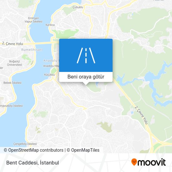 Bent Caddesi harita