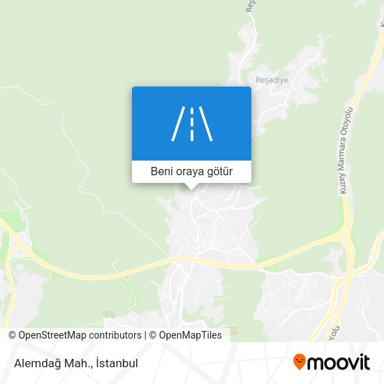Alemdağ Mah. harita
