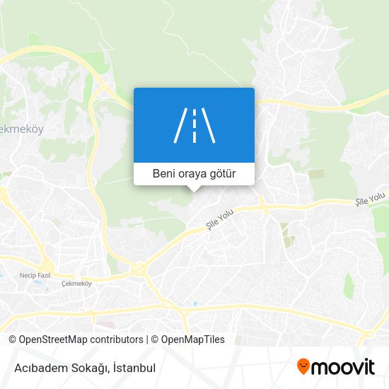 Acıbadem Sokağı harita
