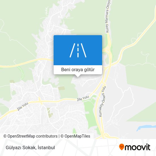 Gülyazı Sokak harita