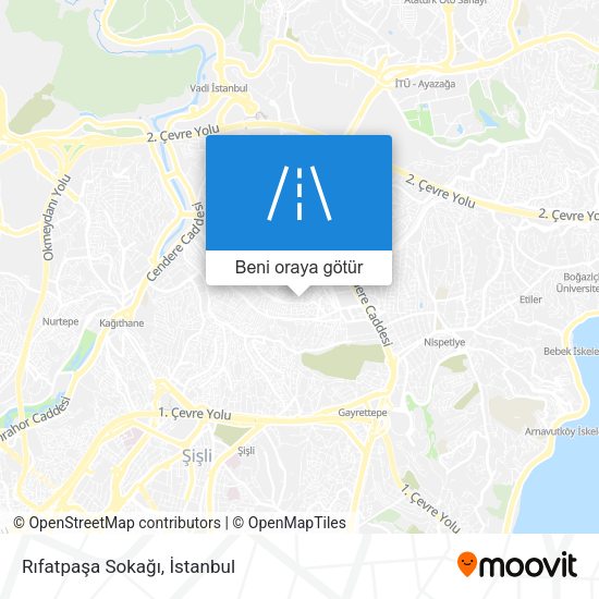Rıfatpaşa Sokağı harita