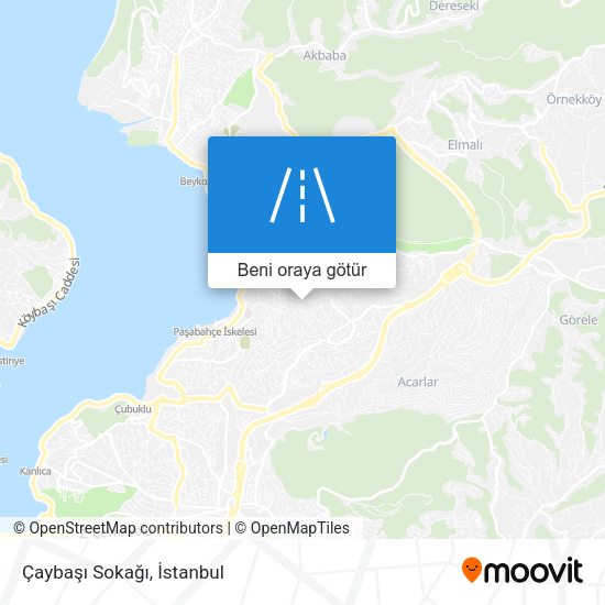 Çaybaşı Sokağı harita