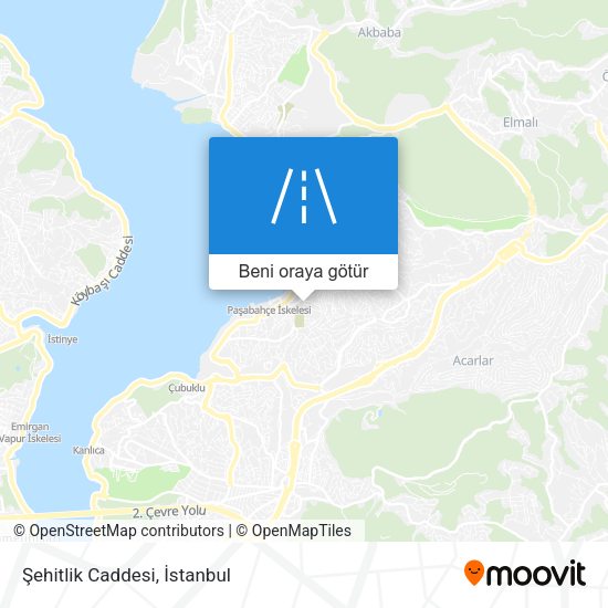 Şehitlik Caddesi harita