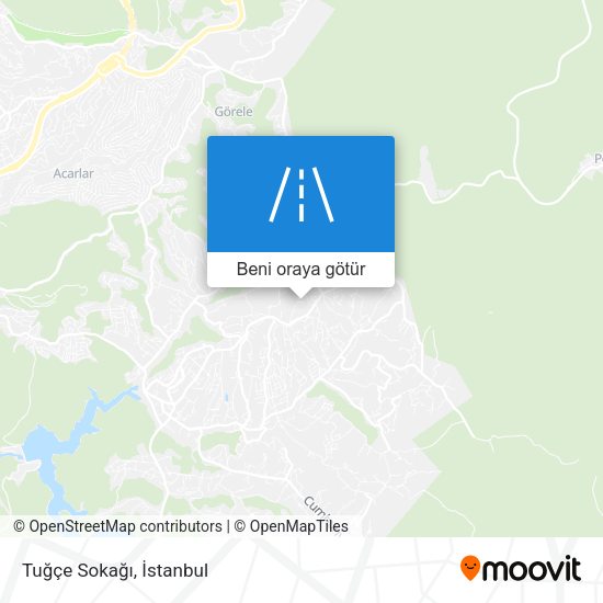 Tuğçe Sokağı harita