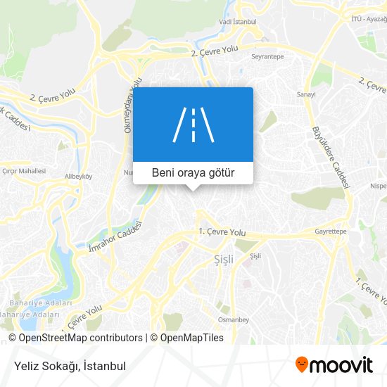 Yeliz Sokağı harita