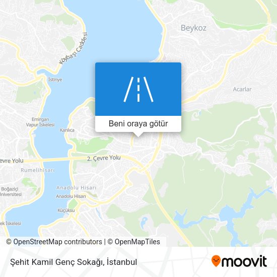 Şehit Kamil Genç Sokağı harita